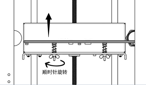 顺时正调整3d打印机平台